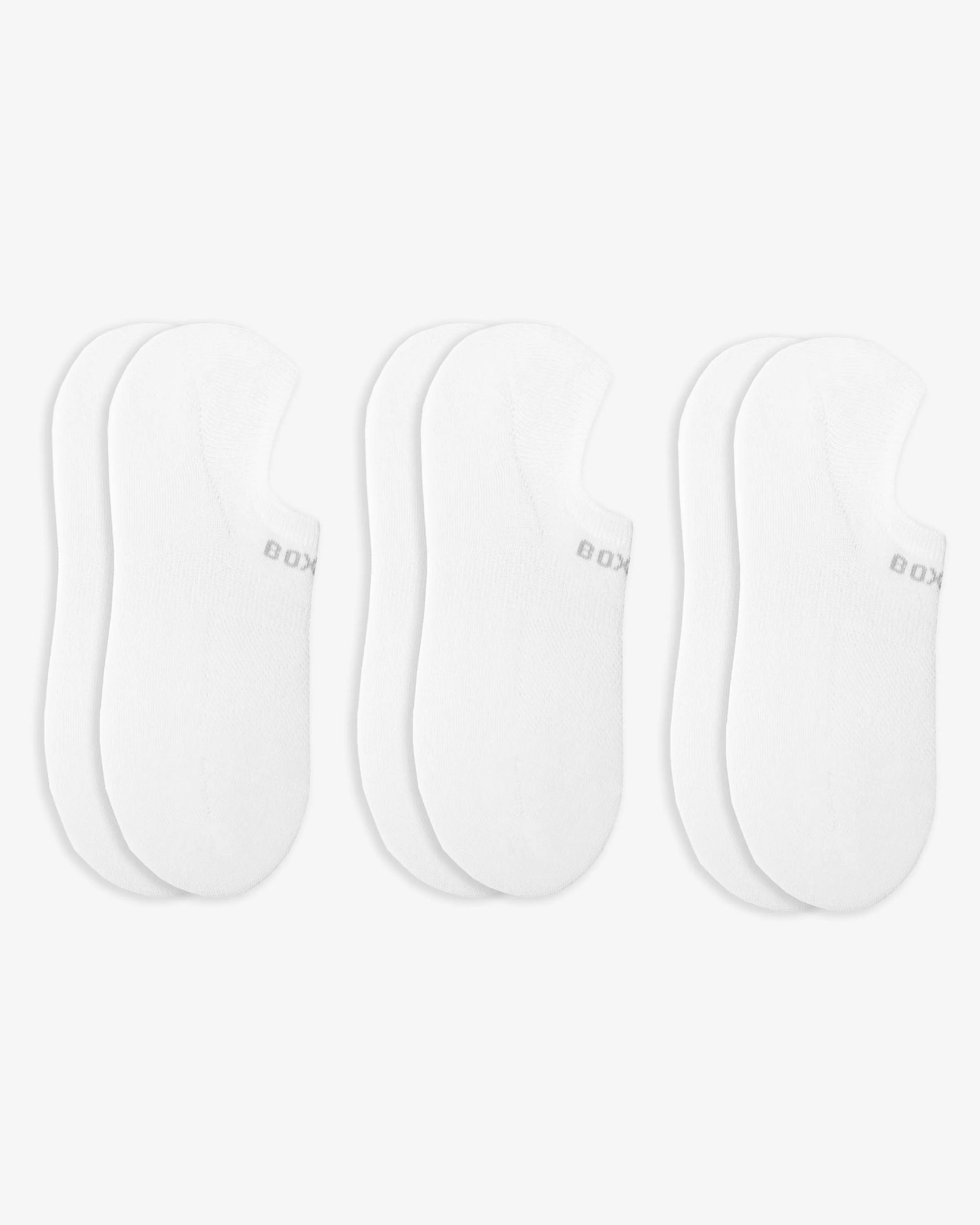 BOXRAW Trainer Socks (3 Pairs) - White - Image 4
